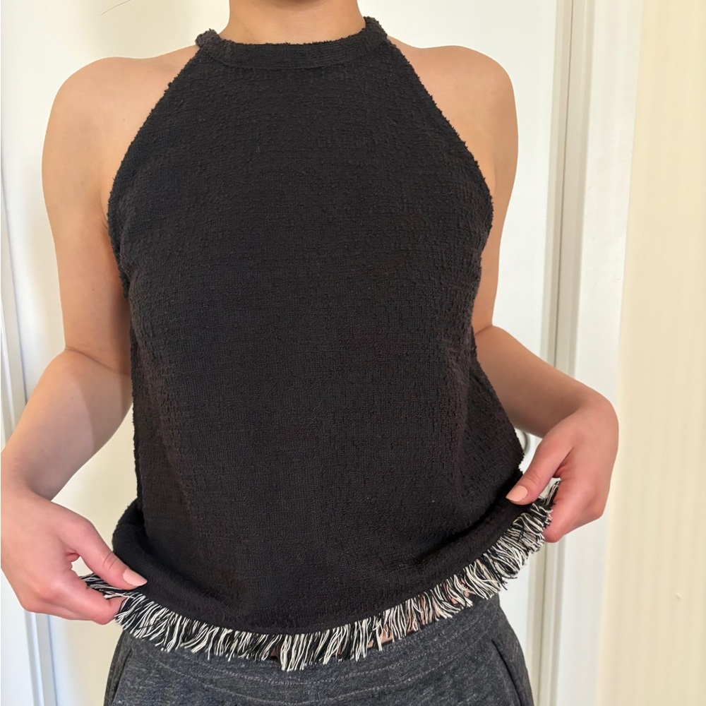 Black size small Zara halter top